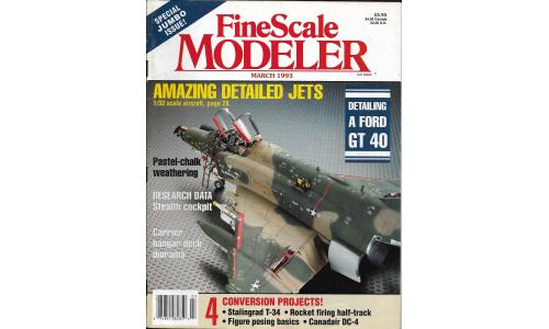 Revista Fine Scale Modeler 1993-03 Amazing Detailed